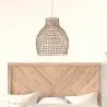 Buy Hanging Lamp Boho Bali Design Natural Rattan - Chi Natural wood 60031 - in the EU