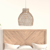 Buy Hanging Lamp Boho Bali Design Natural Rattan - Chi Natural wood 60031 with a guarantee