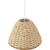 Buy Hanging Lamp Boho Bali Design Natural Rattan - Ter Natural wood 60032 at MyFaktory
