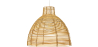 Buy Hanging Lamp Boho Bali Design Natural Rattan - Din Natural wood 60033 in the Europe