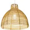 Buy Hanging Lamp Boho Bali Design Natural Rattan - Din Natural wood 60033 - in the EU