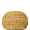 Buy Hanging Lamp Boho Bali Design Natural Rattan - Vin Natural wood 60034 - prices