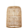 Buy Hanging Lamp Boho Bali Design Natural Rattan - Tais Natural wood 60035 - in the EU