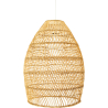 Buy Hanging Lamp Boho Bali Design Natural Rattan - Tuyen Natural wood 60036 in the Europe