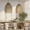 Buy Hanging Lamp Boho Bali Design Natural Rattan - Tuyen Natural wood 60036 at MyFaktory