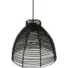Buy Hanging Lamp Boho Bali Design Natural Rattan - Tui Black 60037 in the Europe