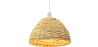 Buy Hanging Lamp Boho Bali Design Natural Rattan - Han Natural wood 60038 at MyFaktory