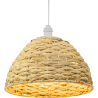 Buy Hanging Lamp Boho Bali Design Natural Rattan - Han Natural wood 60038 - prices