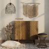 Buy Hanging Lamp Boho Bali Design Natural Rattan - Huy Black 60040 - prices