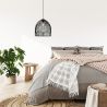 Buy Hanging Lamp Boho Bali Design Natural Rattan - Huy Black 60040 with a guarantee