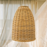 Buy Hanging Lamp Boho Bali Design Natural Rattan - Cam Natural wood 60041 - prices