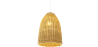 Buy Hanging Lamp Boho Bali Design Natural Rattan - Cam Natural wood 60041 - in the EU