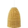 Buy Hanging Lamp Boho Bali Design Natural Rattan - Cam Natural wood 60041 at MyFaktory
