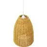 Buy Hanging Lamp Boho Bali Design Natural Rattan - Cam Natural wood 60041 home delivery