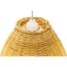 Buy Hanging Lamp Boho Bali Design Natural Rattan - Cam Natural wood 60041 with a guarantee