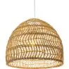 Buy Hanging Lamp Boho Bali Design Natural Rattan - 40 cm - Seam Natural wood 60044 at MyFaktory