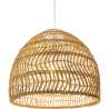 Buy Hanging Lamp Boho Bali Design Natural Rattan - 40 cm - Seam Natural wood 60044 - prices