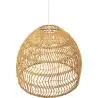 Buy Hanging Lamp Boho Bali Design Natural Rattan - 40 cm - Seam Natural wood 60044 in the Europe