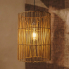 Buy Hanging Lamp Boho Bali Design Natural Rattan - Deing Natural wood 60045 in the Europe