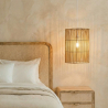 Buy Hanging Lamp Boho Bali Design Natural Rattan - Deing Natural wood 60045 - prices