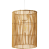Buy Hanging Lamp Boho Bali Design Natural Rattan - Deing Natural wood 60045 home delivery