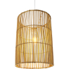 Buy Hanging Lamp Boho Bali Design Natural Rattan - Deing Natural wood 60045 - in the EU