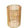 Buy Hanging Lamp Boho Bali Design Natural Rattan - Deing Natural wood 60045 in the Europe