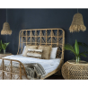 Buy Hanging Lamp Boho Bali Design Natural Raffia - Hue Natural wood 60046 - in the EU