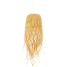 Buy Hanging Lamp Boho Bali Design Natural Bamboo - Luong Natural wood 60048 with a guarantee