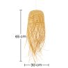 Buy Hanging Lamp Boho Bali Design Natural Bamboo - Luong Natural wood 60048 - prices