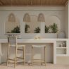 Buy Hanging Lamp Boho Bali Design Natural Rattan - Chiwa Natural wood 60049 in the Europe