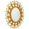 Buy Wall Mirror - Boho Bali Round Design (60 cm) - Uli Natural wood 60053 - prices