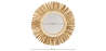 Buy Wall Mirror - Boho Bali Round Design (60 cm) - Tera Natural wood 60055 home delivery
