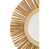 Buy Wall Mirror - Boho Bali Round Design (60 cm) - Tera Natural wood 60055 in the Europe