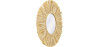 Buy Wall Mirror - Boho Bali Round Design (60 cm) - Gaui Natural wood 60057 - prices