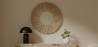 Buy Wall Mirror - Boho Bali Round Design (60 cm) - Gaui Natural wood 60057 with a guarantee