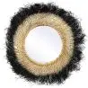 Buy Wall Mirror - Boho Bali Round Design (60 cm) - Melu Natural wood 60059 - in the EU