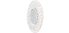 Buy Wall Mirror - Boho Bali Round Design (60 cm) - Chiua White 60060 at MyFaktory