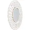 Buy Wall Mirror - Boho Bali Round Design (60 cm) - Chiua White 60060 - prices