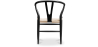 Buy X2 Dining Chair Scandinavian Design Wooden Cord Seat - Wish Black 60062 - in the EU