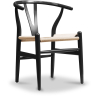 Buy X2 Dining Chair Scandinavian Design Wooden Cord Seat - Wish Black 60062 - prices