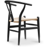 Buy X2 Dining Chair Scandinavian Design Wooden Cord Seat - Wish Black 60062 in the Europe