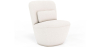 Buy White boucle ​armchair - upholstered - Caroline White 60071 in the Europe