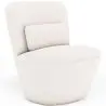 Buy White boucle ​armchair - upholstered - Caroline White 60071 in the Europe