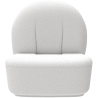 Buy White boucle ​armchair - upholstered - Sabine White 60072 at MyFaktory