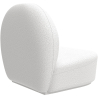 Buy White boucle ​armchair - upholstered - Sabine White 60072 with a guarantee