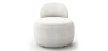 Buy White boucle ​armchair - upholstered - Piera White 60073 in the Europe
