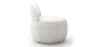 Buy White boucle ​armchair - upholstered - Piera White 60073 with a guarantee