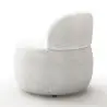 Buy White boucle ​armchair - upholstered - Piera White 60073 - prices