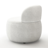 Buy White boucle ​armchair - upholstered - Piera White 60073 - in the EU